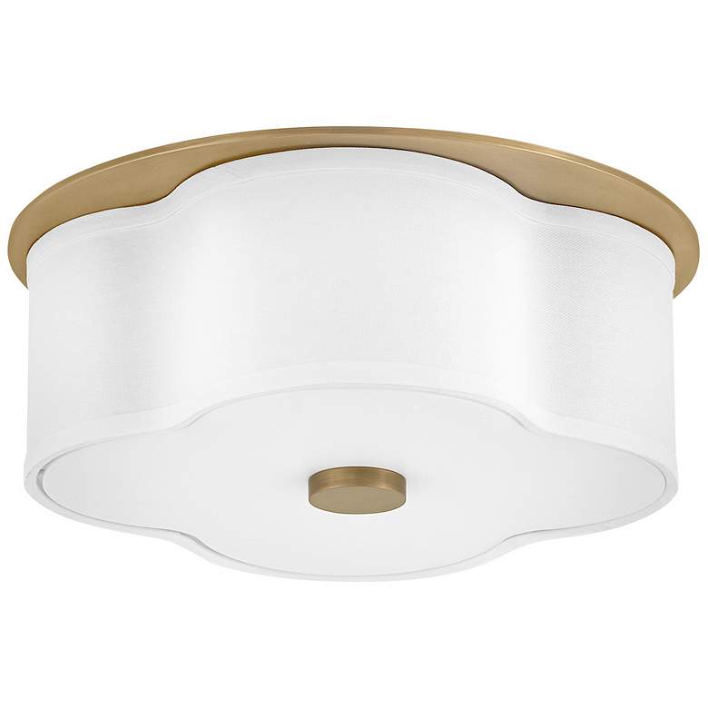 Image 4 Hinkley Delaney 14" Wide Heritage Brass Ceiling Light more views
