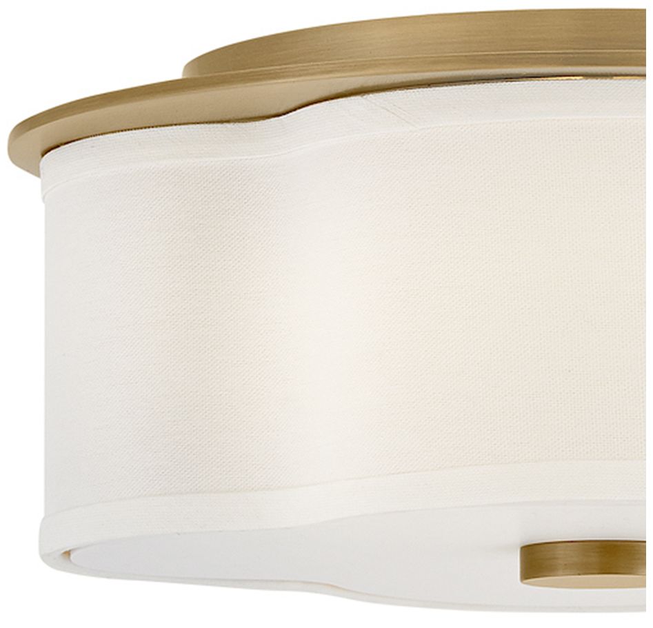 Hinkley Delaney 14" Wide Heritage Brass Ceiling Light