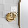 Hinkley Della 9 1/2" High Lacquered Brass Wall Sconce