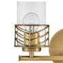 Hinkley Della 9 1/2"H Lacquered Brass 2-Light Wall Sconce