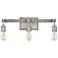 Hinkley Denton 22" Wide Pewter 3-Light Bath Light