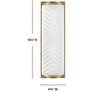 3_Hinkley Devon 14 1/2" High Lacquered Brass LED Wall Sconce more views