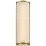 6_Hinkley Devon 14 1/2" High Lacquered Brass LED Wall Sconce more views