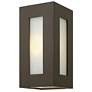 1_Hinkley Dorian 12 1/4" High Bronze Outdoor Wall Light