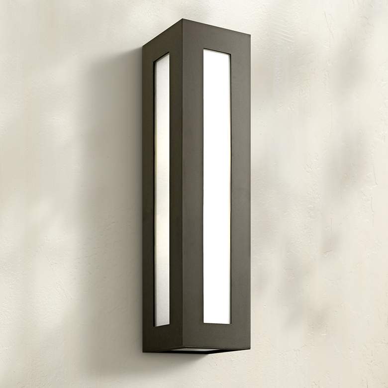 Image 1 Hinkley Dorian 25 1/4" High Bronze Outdoor Wall Light