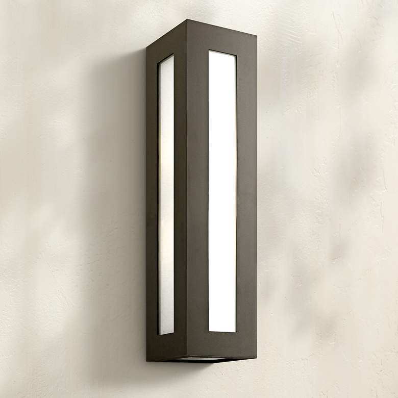 Image 1 Hinkley Dorian 25 1/4 inch High Bronze Outdoor Wall Light