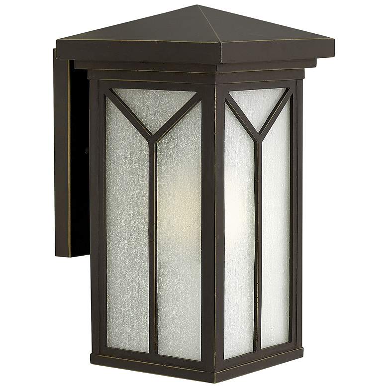 Image 1 Hinkley Drake 13 3/4 inch High Bronze Outdoor Wall Light