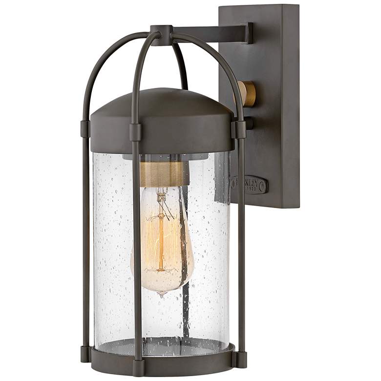 Image 1 Hinkley Drexler 13"H Oil-Rubbed Bronze Outdoor Wall Light
