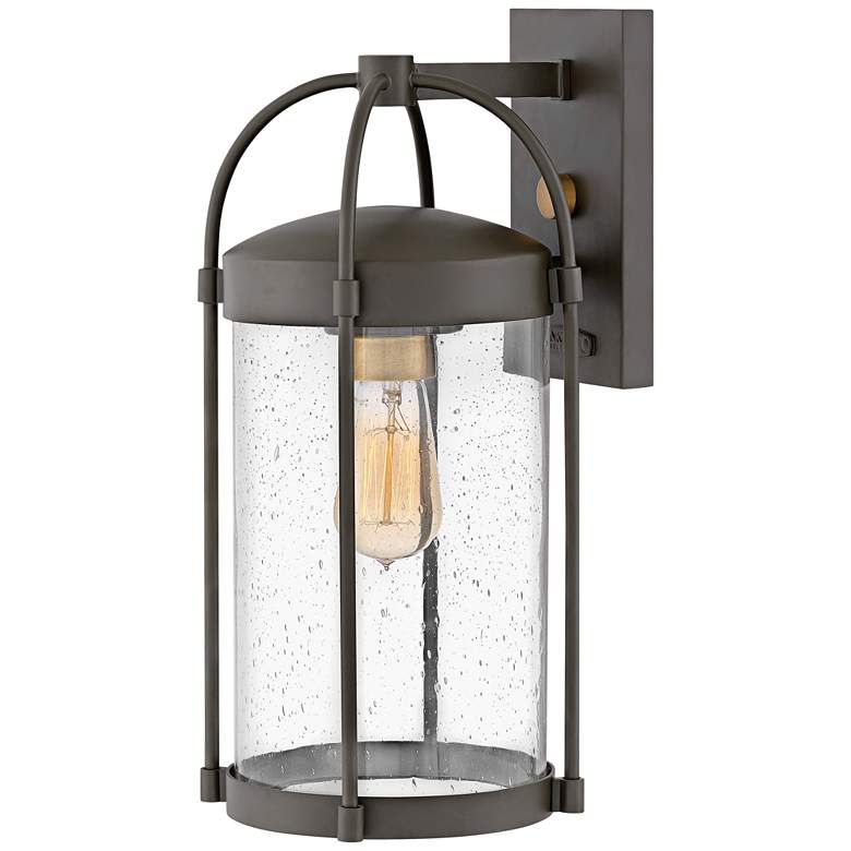 Image 1 Hinkley Drexler 17"H Oil-Rubbed Bronze Outdoor Wall Light