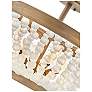 4_Hinkley Dune 16" Sea Glass and Burnished Gold Semi-Flush Ceiling Light more views
