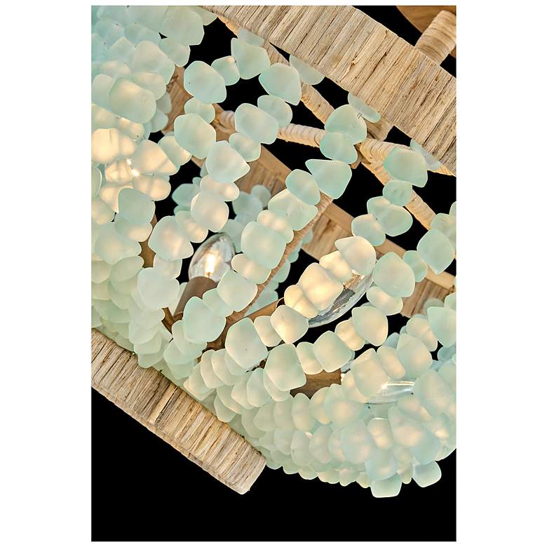 Image 7 Hinkley Dune 16" Sea Grass and Burnished Gold Semi-Flush Ceiling Light more views