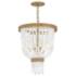 Hinkley Dune 18" Wide Burnished Gold Pendant Light