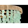 5_Hinkley Dune 18" Wide Gold Blue Sea Glass Beaded 4-Light Pendant more views