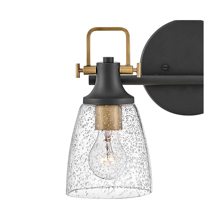 Image 2 Hinkley Easton 10 1/2" High Black Metal 2-Light Wall Sconce more views