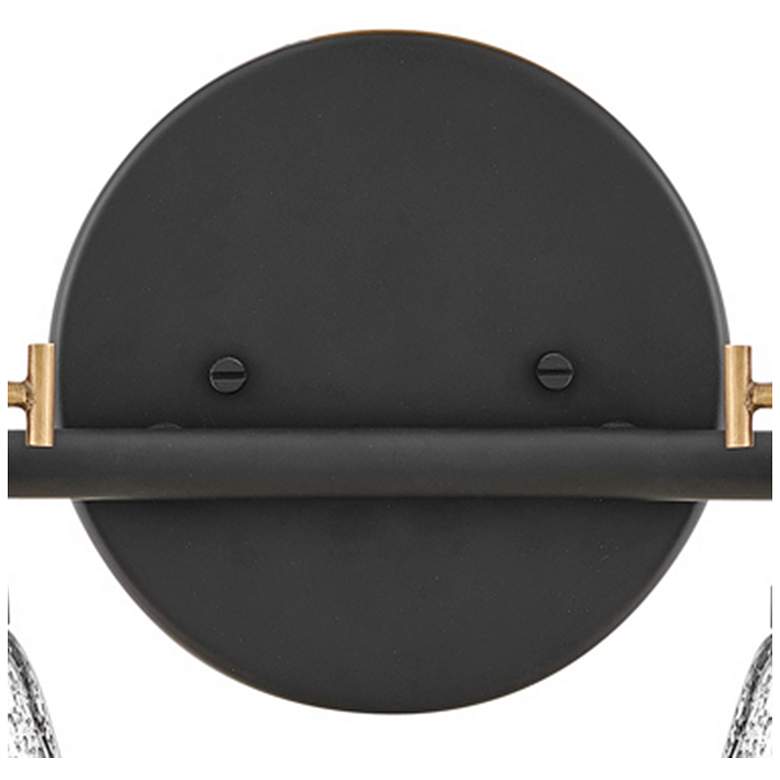 Image 6 Hinkley Easton 10 1/2" High Black Metal 2-Light Wall Sconce more views