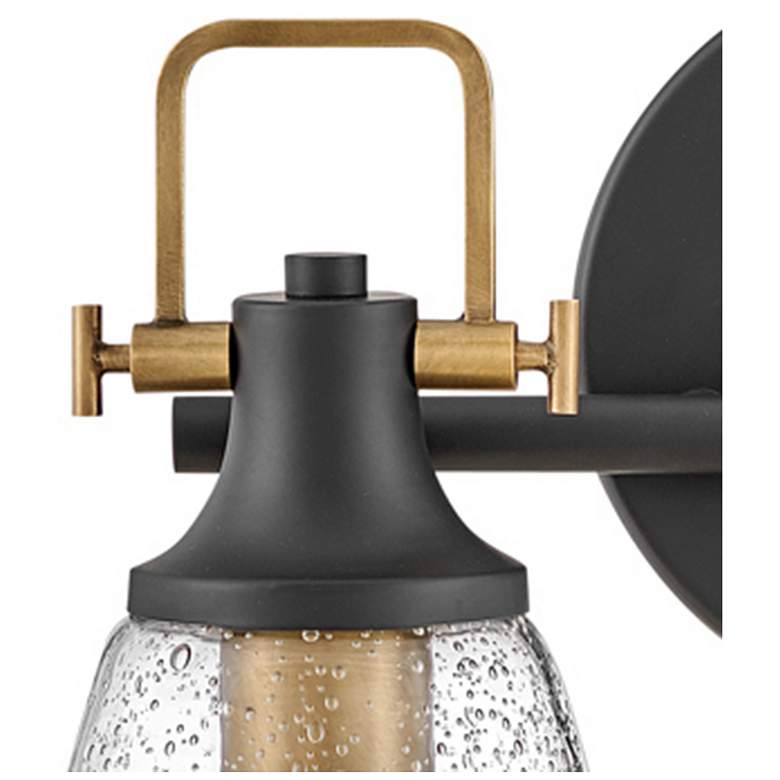 Image 7 Hinkley Easton 10 1/2" High Black Metal 2-Light Wall Sconce more views