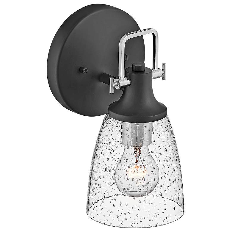 Image 5 Hinkley Easton 10 1/2" High Black Wall Sconce more views