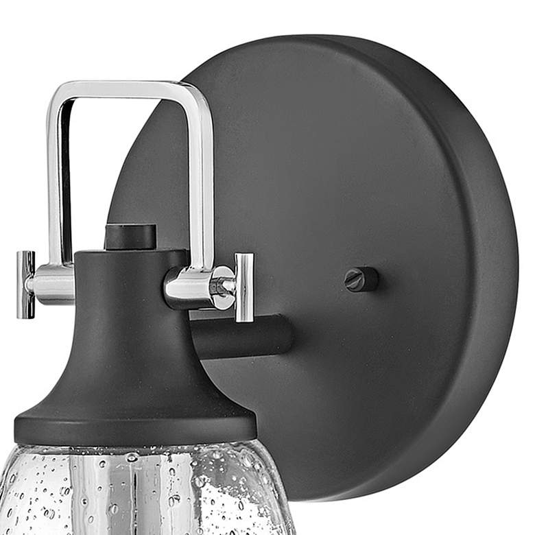 Image 7 Hinkley Easton 10 1/2" High Black Wall Sconce more views