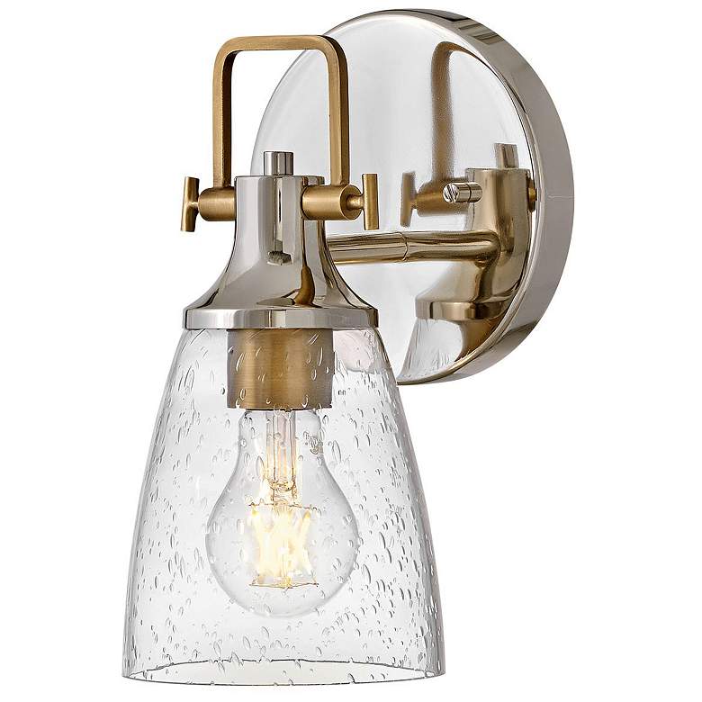 Image 1 Hinkley Easton 10 1/2" High Polished Nickel Wall Sconce