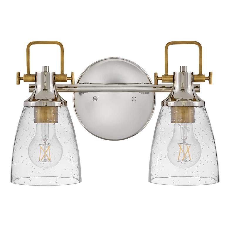 Image 3 Hinkley Easton 10 1/2"H Polished Nickel 2-Light Wall Sconce more views