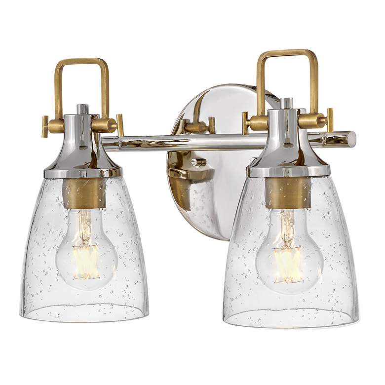 Image 5 Hinkley Easton 10 1/2"H Polished Nickel 2-Light Wall Sconce more views