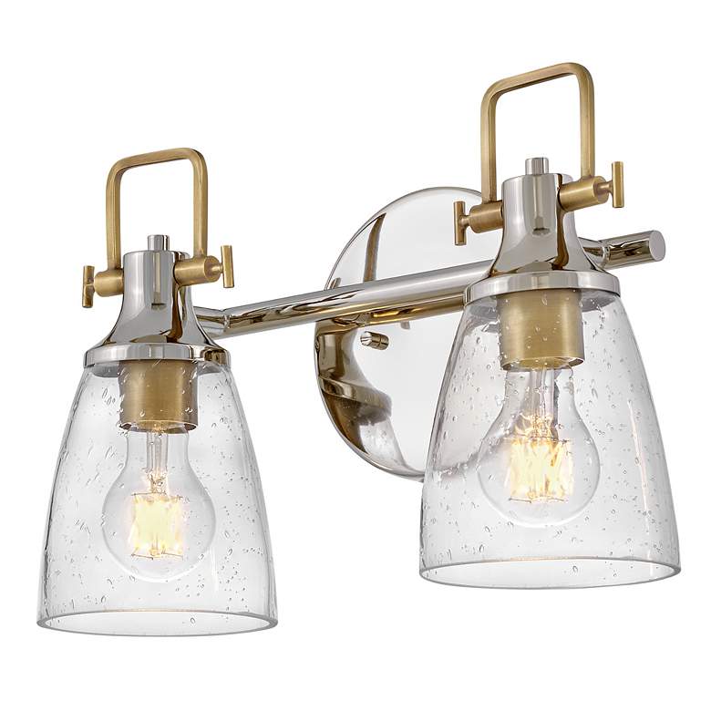 Image 6 Hinkley Easton 10 1/2"H Polished Nickel 2-Light Wall Sconce more views