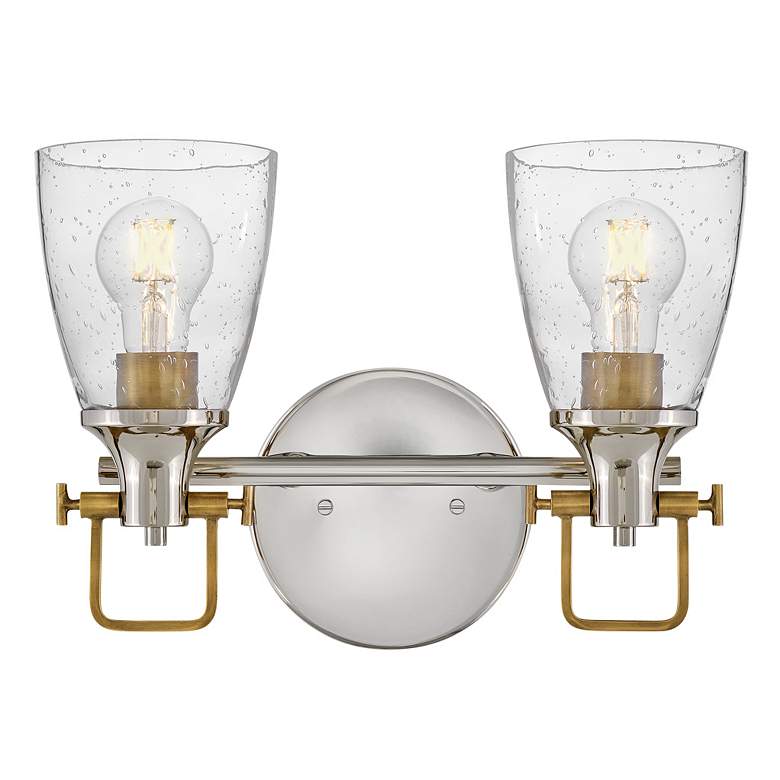 Image 7 Hinkley Easton 10 1/2"H Polished Nickel 2-Light Wall Sconce more views