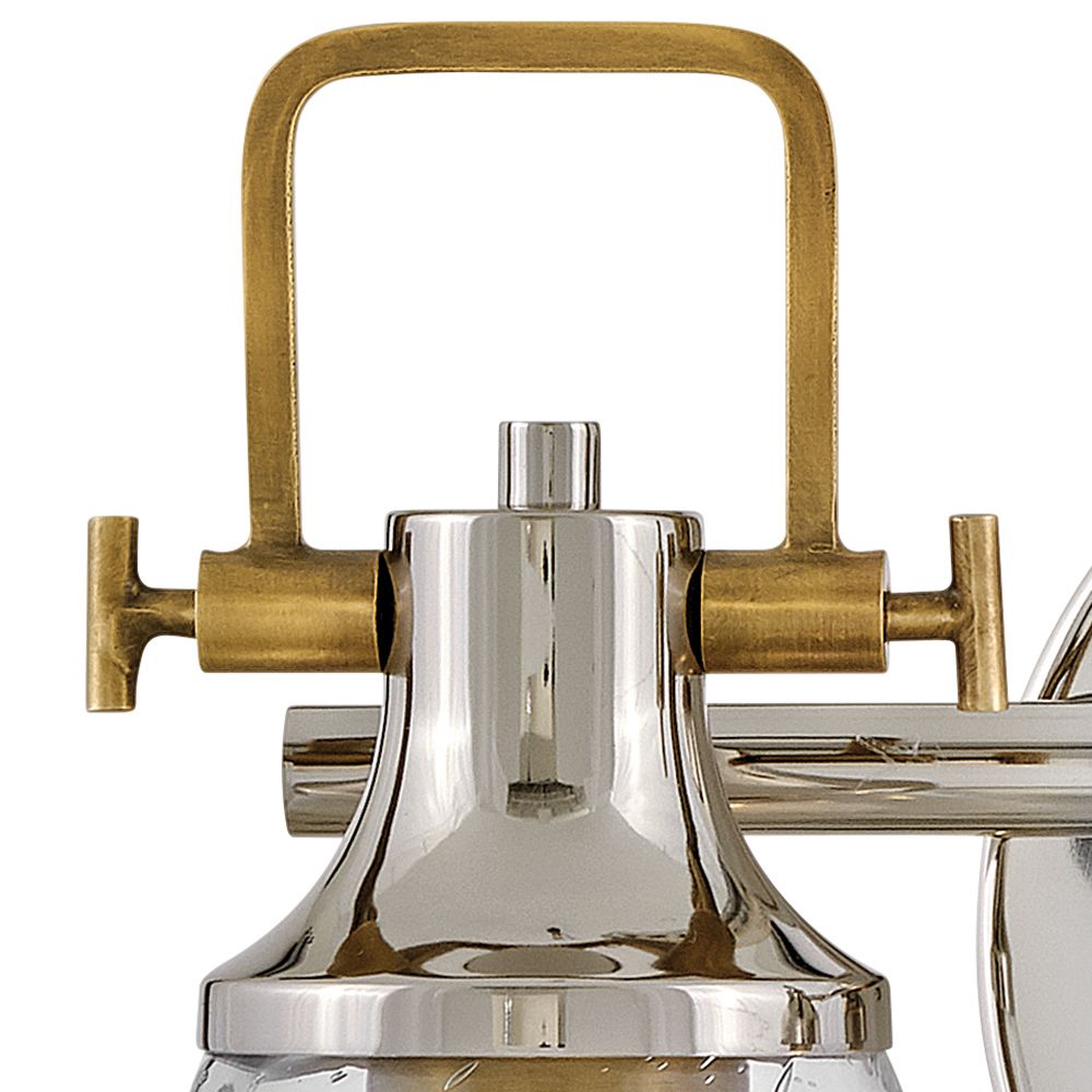 Hinkley Easton 10 1/2"H Polished Nickel 2-Light Wall Sconce