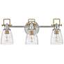 3_Hinkley Easton 24" Wide 3-Light Polished Nickel Vanity Bath Light more views