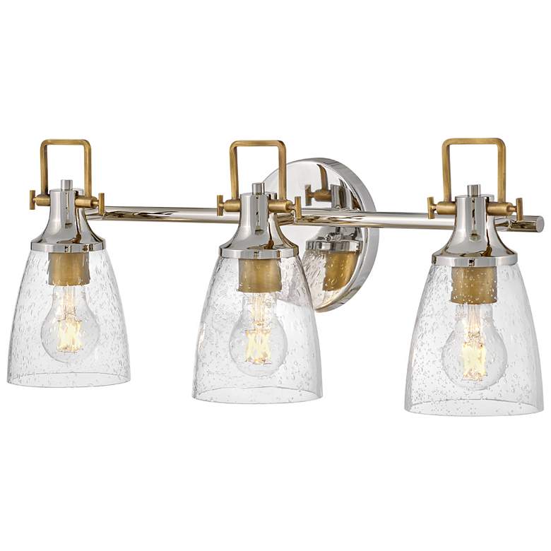 Image 4 Hinkley Easton 24" Wide 3-Light Polished Nickel Vanity Bath Light more views