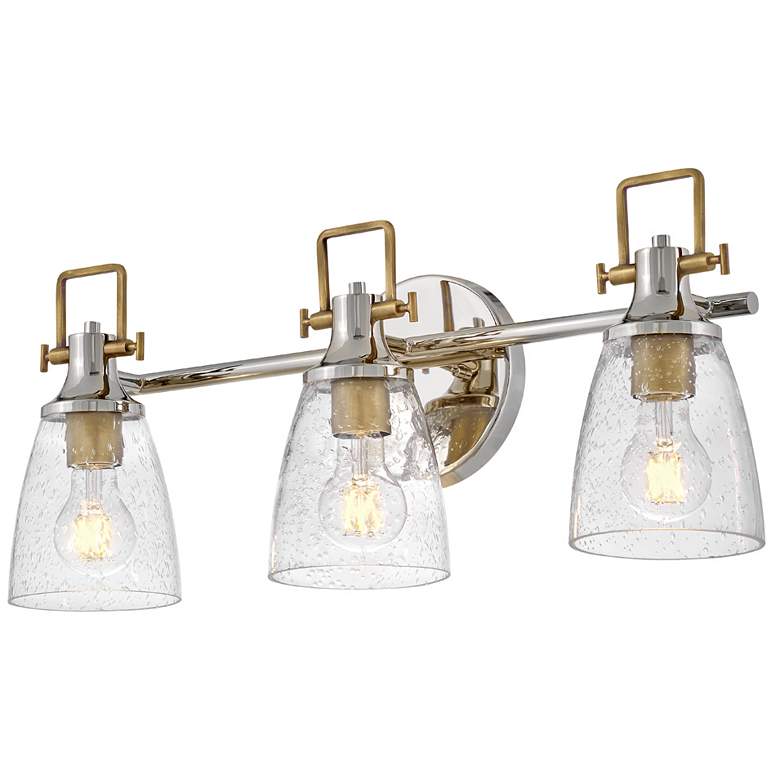 Image 5 Hinkley Easton 24" Wide 3-Light Polished Nickel Vanity Bath Light more views