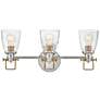 7_Hinkley Easton 24" Wide 3-Light Polished Nickel Vanity Bath Light more views
