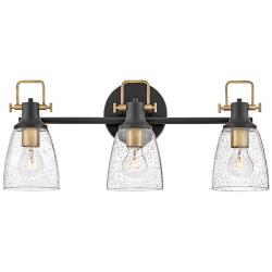 Hinkley Easton 24" Wide Black 3-Light Bath Light