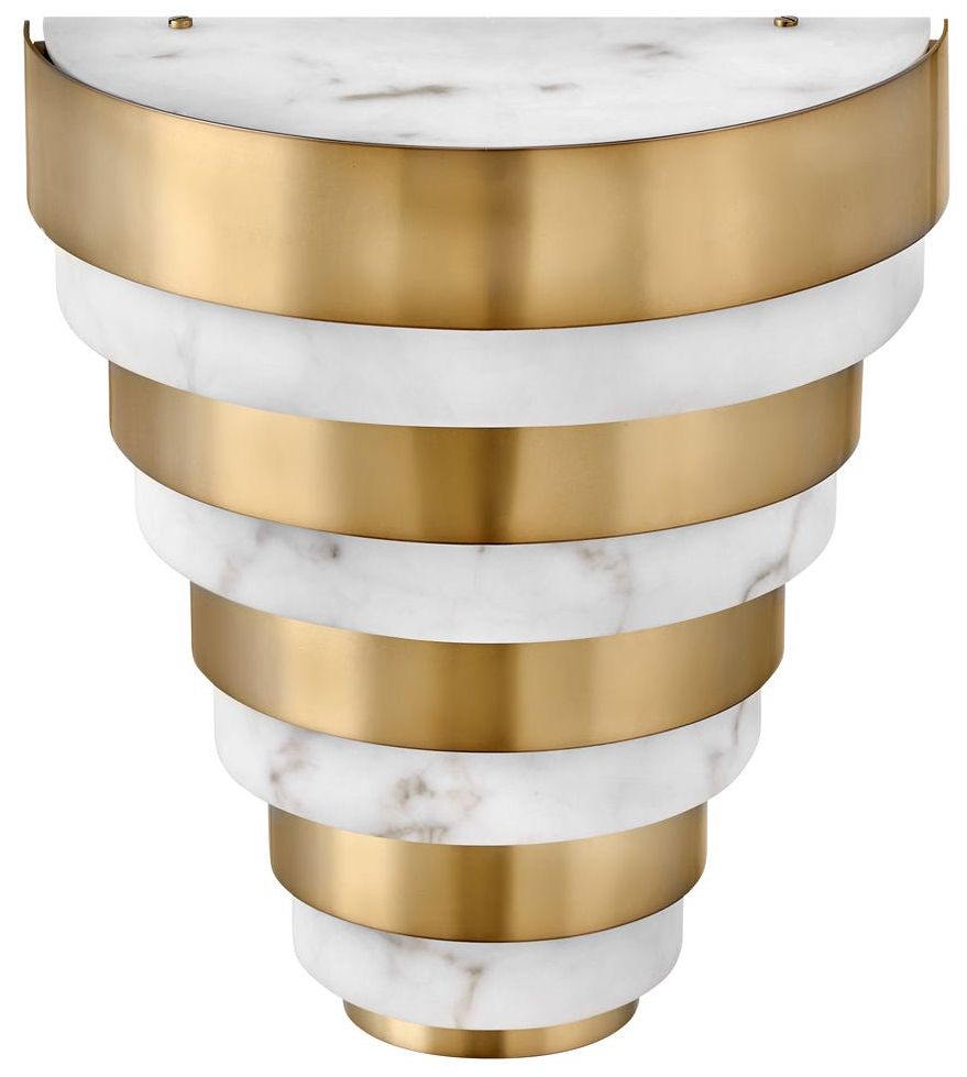 Hinkley Echelon 14" High Heritage Brass LED Wall Sconce