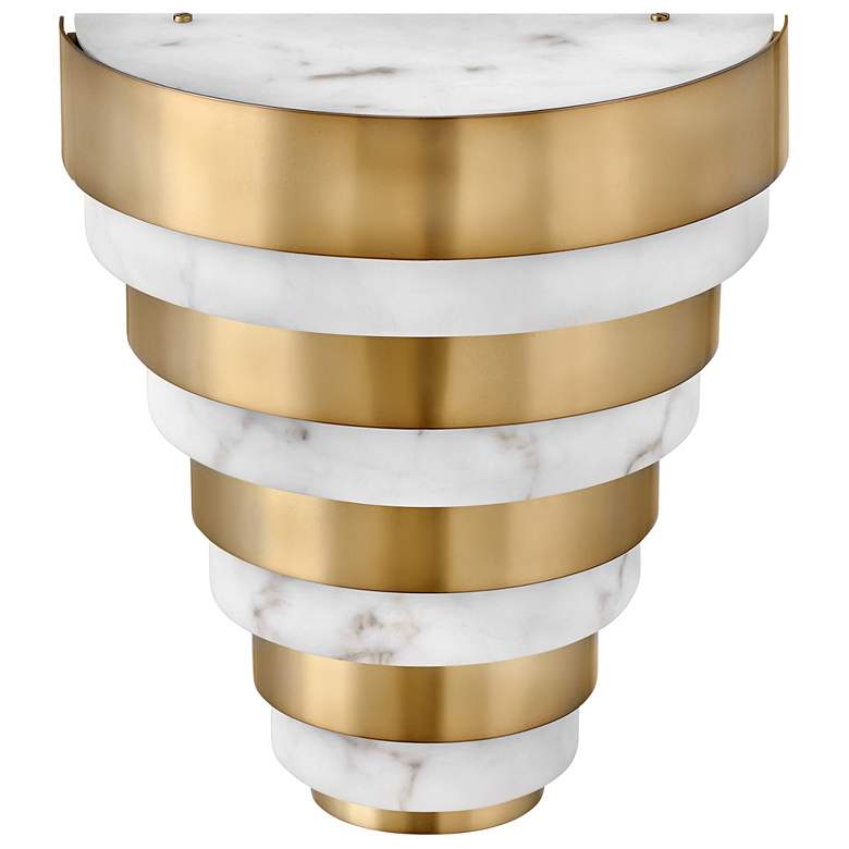 Image 2 Hinkley Echelon 14" High Heritage Brass LED Wall Sconce more views