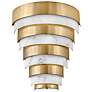 7_Hinkley Echelon 14" High Heritage Brass LED Wall Sconce more views