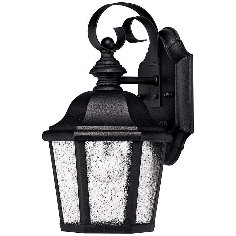 Image 1 Hinkley Edgewater 11" High Traditional Black Outdoor Wall Light