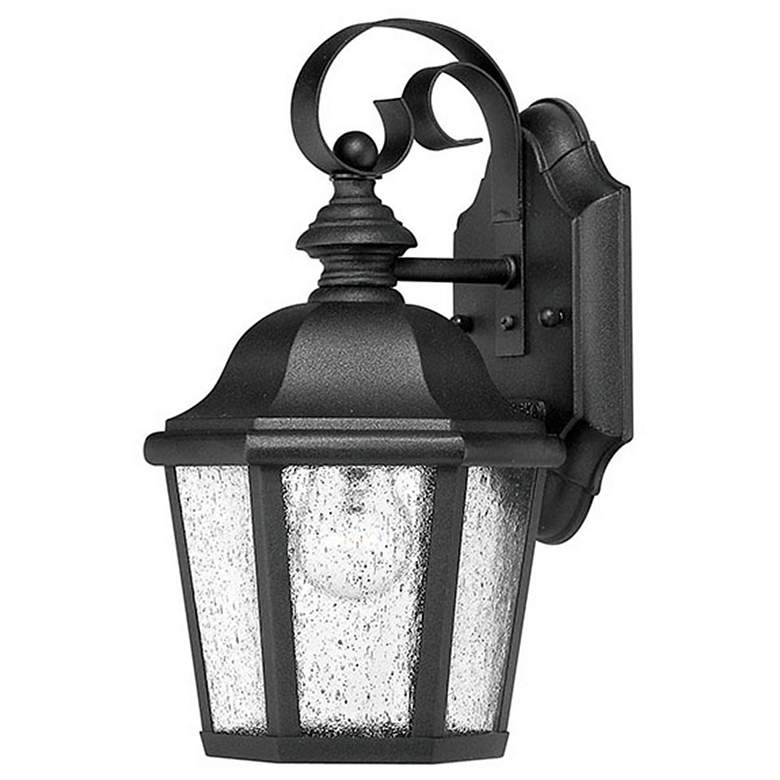 Image 1 Hinkley Edgewater 11" High Traditional Black Outdoor Wall Light