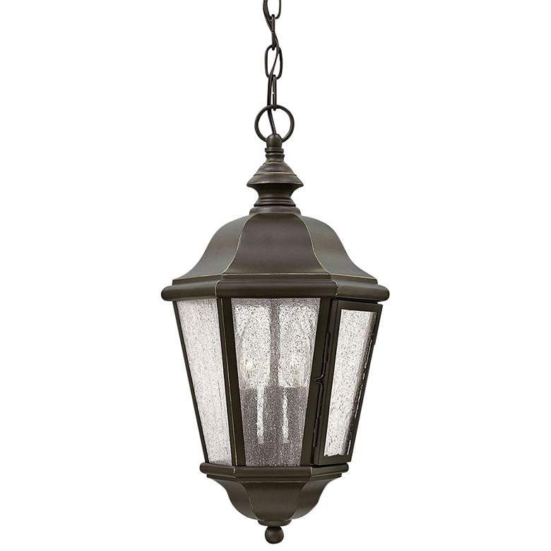 Image 1 Hinkley Edgewater 18" High Oil Rubbed Bronze Outdoor Hanging Lantern