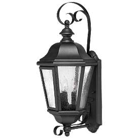 Image1 of Hinkley Edgewater 21" High Black LED Outdoor Wall Light