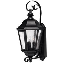 Hinkley Edgewater 21&quot; High Black Outdoor Wall Light