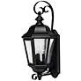 2_Hinkley Edgewater 21" High Traditional Black Scroll Outdoor Wall Light