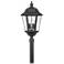 Hinkley Edgewater 27 3/4" Black Traditional Low Voltage Post Light