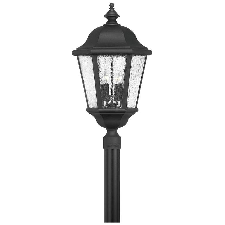 Image 1 Hinkley Edgewater 27 3/4 inch Black Traditional Low Voltage Post Light