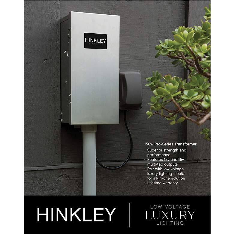 Image 6 Hinkley Edgewater 27 3/4" Black Traditional Low Voltage Post Light more views