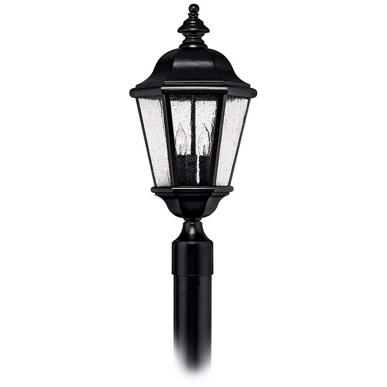 Image 2 Hinkley Edgewater Black 20 1/2 inch High Outdoor Post Light