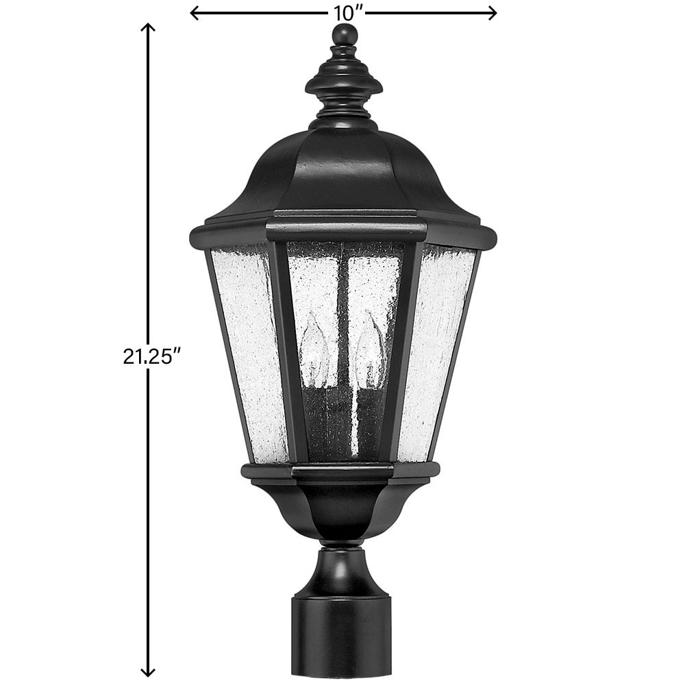 Image 6 Hinkley Edgewater Black 20 1/2" High Outdoor Post Light more views
