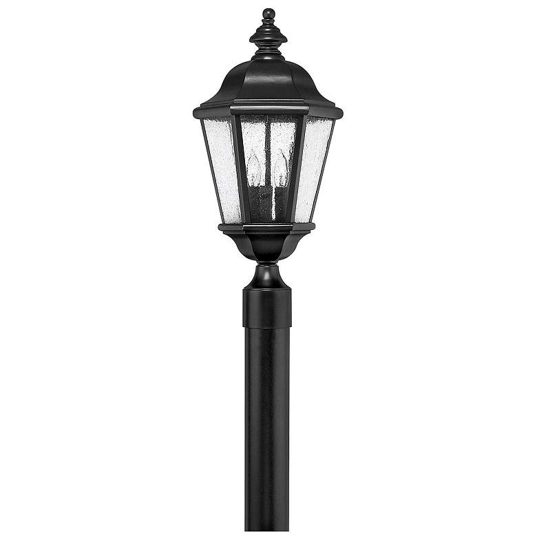 Image 1 Hinkley Edgewater Black 21 1/4" High Low Voltage Outdoor Post Light