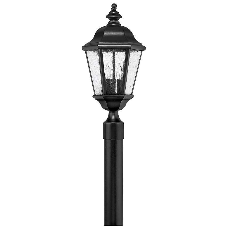 Image 1 Hinkley Edgewater Black 21 1/4 inch High Low Voltage Outdoor Post Light