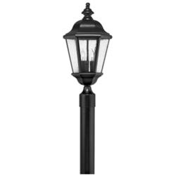 Hinkley Edgewater Black 21 1/4" High Low Voltage Outdoor Post Light